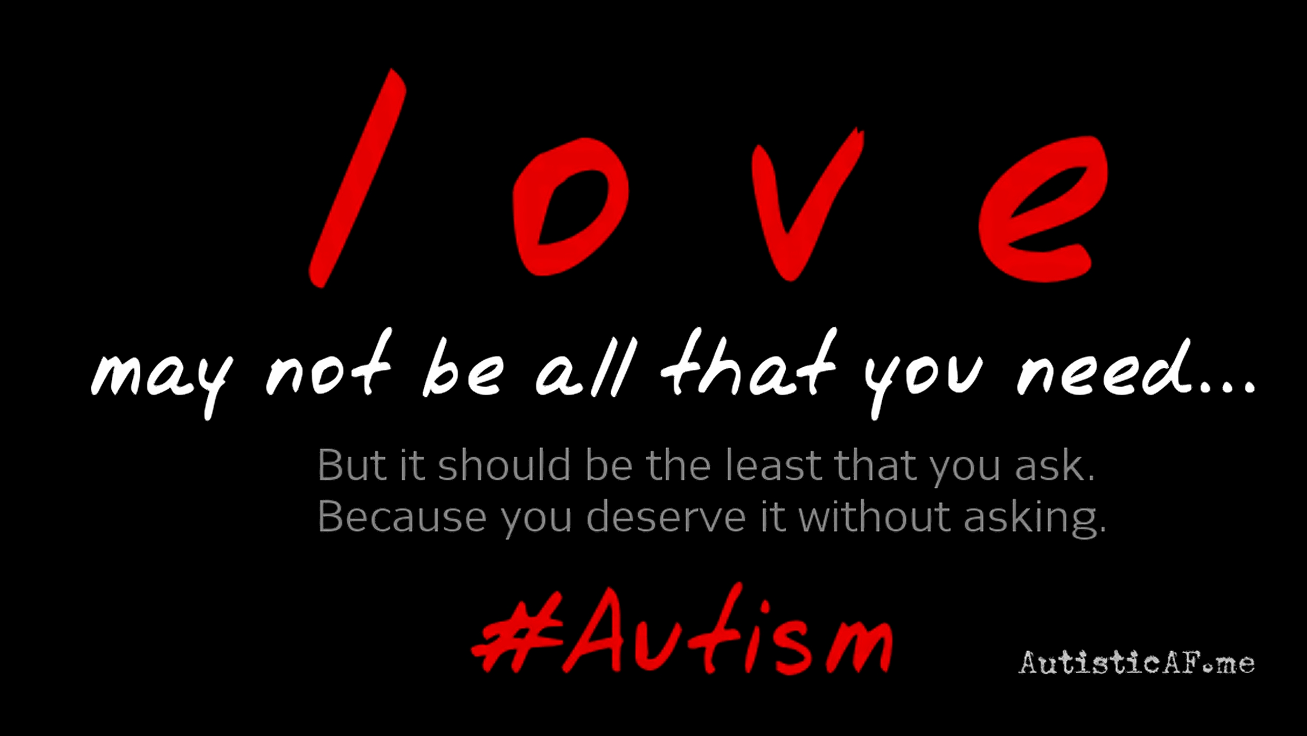 Autism & Love…